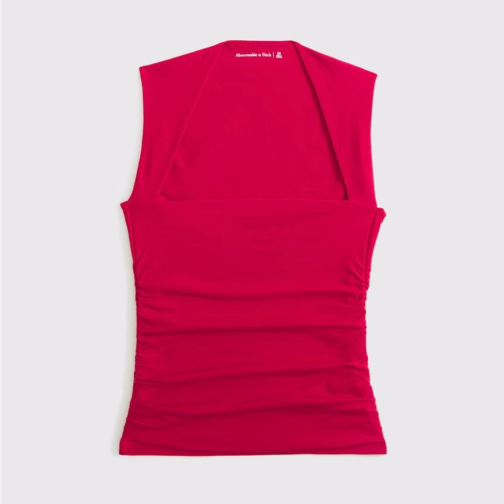 Abercrombie & Fitch Red Short Sleeve Top